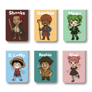 Naruto Magnetic Bookmarks