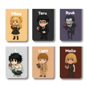death note magnetic bookmarks