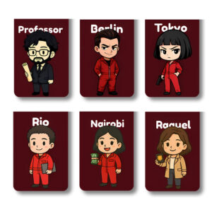 Money Heist Magnetic Bookmarks