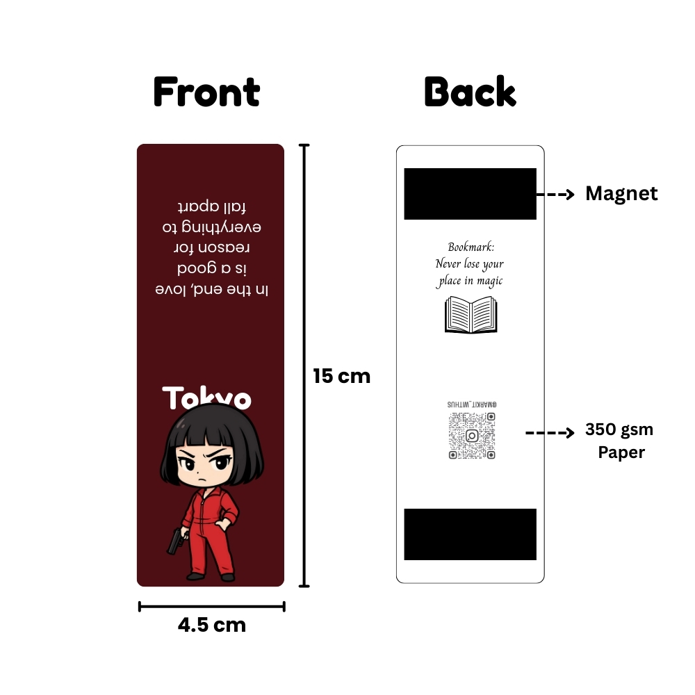 Money Heist Magnetic Bookmarks - Image 4