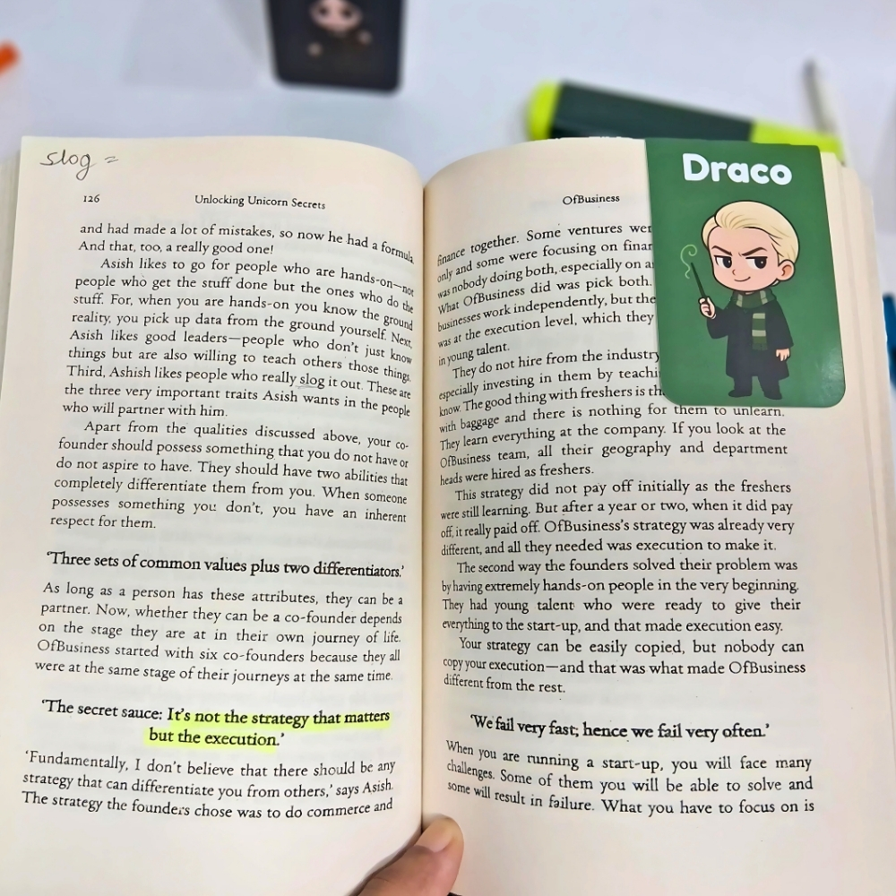 Harry Potter Magnetic Bookmarks