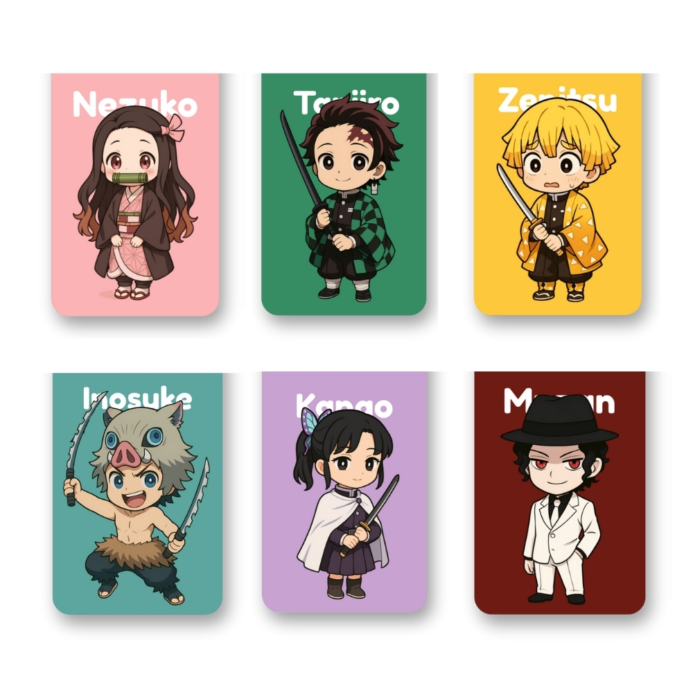 demon slayer bookmarks