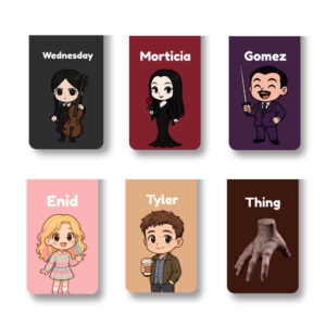 Wednesday Magnetic Bookmarks